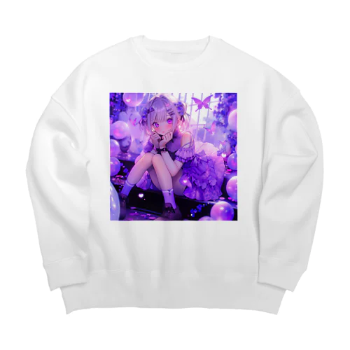 ゴシック少女 Big Crew Neck Sweatshirt