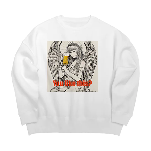 Angel beer Big Crew Neck Sweatshirt