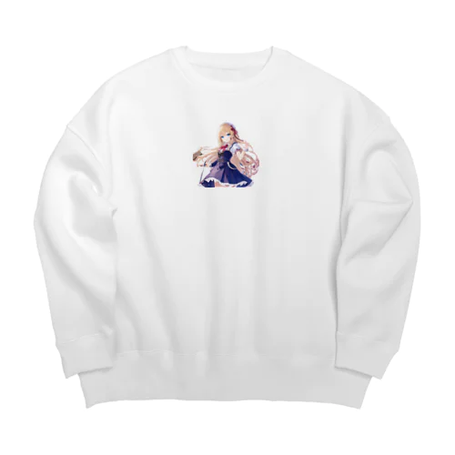 アリスマーガレットちゃん Big Crew Neck Sweatshirt