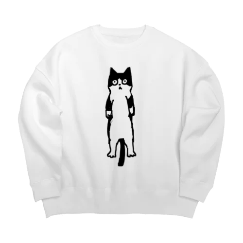 ホールド・オン・ミー　ハチワレ Big Crew Neck Sweatshirt