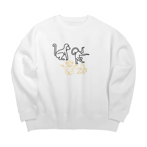 モンチー Big Crew Neck Sweatshirt