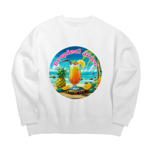 トロピカルジュース Big Crew Neck Sweatshirt