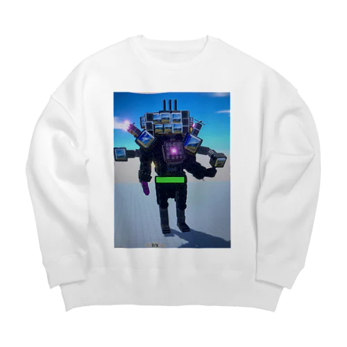 アップグレード・タイタンラージテレビマン Big Crew Neck Sweatshirt