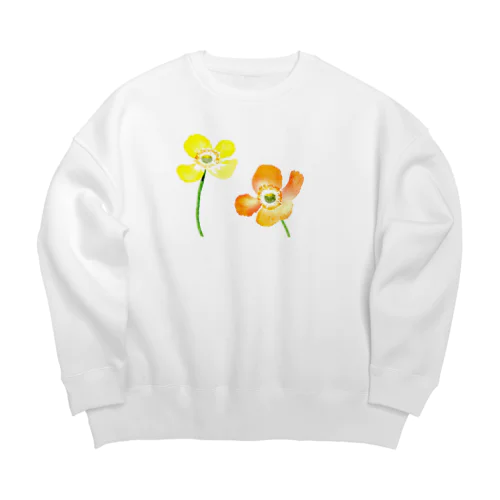 ポピー Big Crew Neck Sweatshirt