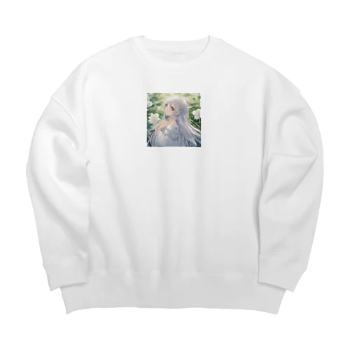 悲哀　オンナンオ Big Crew Neck Sweatshirt