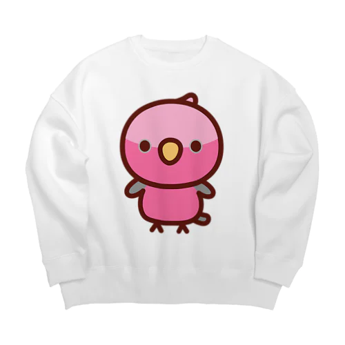 モモイロインコ Big Crew Neck Sweatshirt