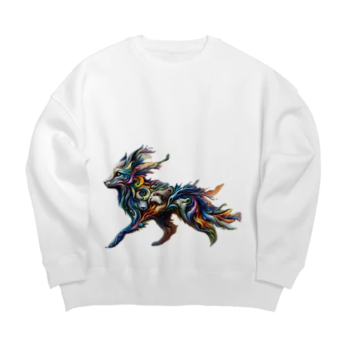 神秘的な聖域 Big Crew Neck Sweatshirt