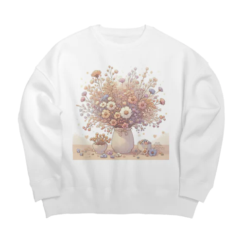 やさしい時の花束 Big Crew Neck Sweatshirt