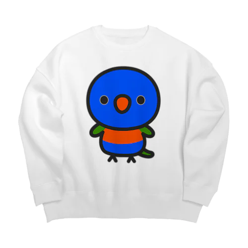 ゴシキセイガイインコ Big Crew Neck Sweatshirt