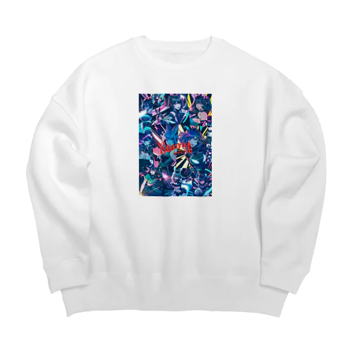 BUNNY-ART No.07 アメコミヴィンテージ Big Crew Neck Sweatshirt