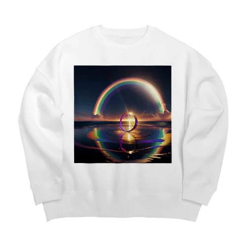 Rainbow Ring Big Crew Neck Sweatshirt