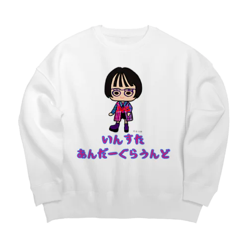 IUGchさやかゆにふぉーむ Big Crew Neck Sweatshirt