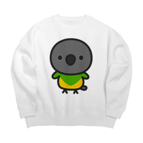 ネズミガシラハネナガインコ Big Crew Neck Sweatshirt