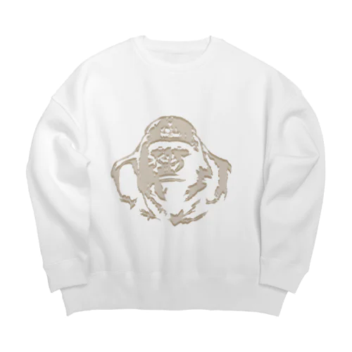 ゴリラっぽい!!! Big Crew Neck Sweatshirt