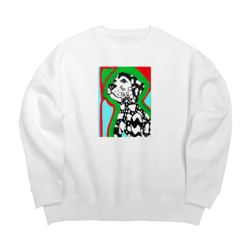 ダルメシアンの国 Big Crew Neck Sweatshirt