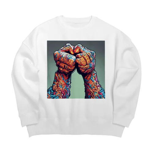 グータッチ Big Crew Neck Sweatshirt