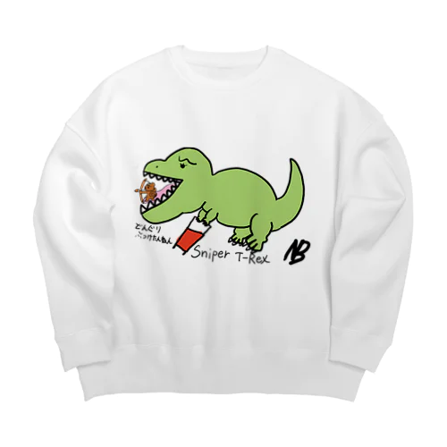 スナイパーTレックス Big Crew Neck Sweatshirt