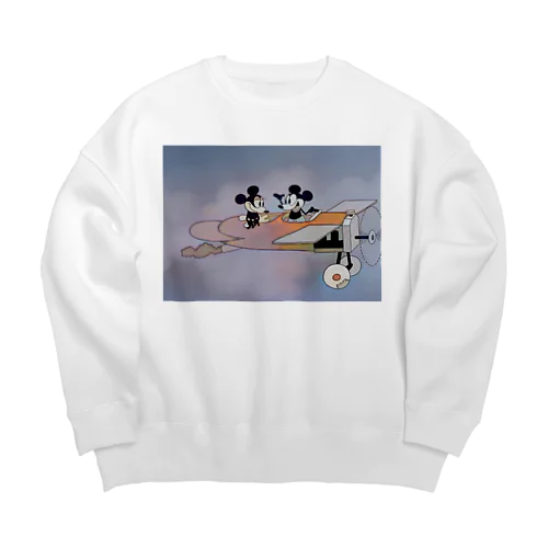 プレーン・クレイジー　スウェット Big Crew Neck Sweatshirt