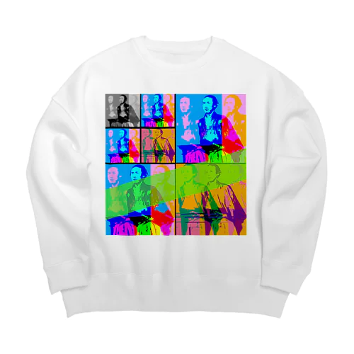 坂本龍馬のゆめ Big Crew Neck Sweatshirt