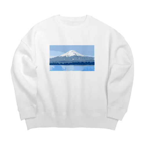 ピクセル富士 Big Crew Neck Sweatshirt