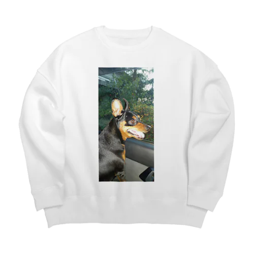 ミニチュアピンシャーオリジナルグッズ第一弾 Big Crew Neck Sweatshirt