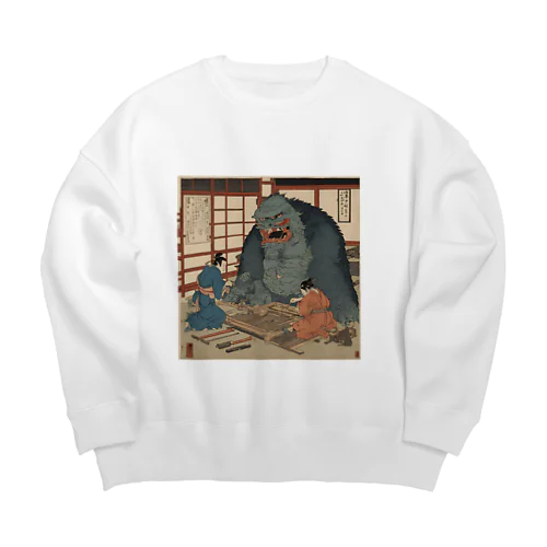 怪物大工親方 Big Crew Neck Sweatshirt