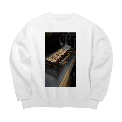 焼き鳥① Big Crew Neck Sweatshirt