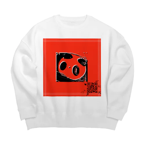 ぱんだまん Big Crew Neck Sweatshirt