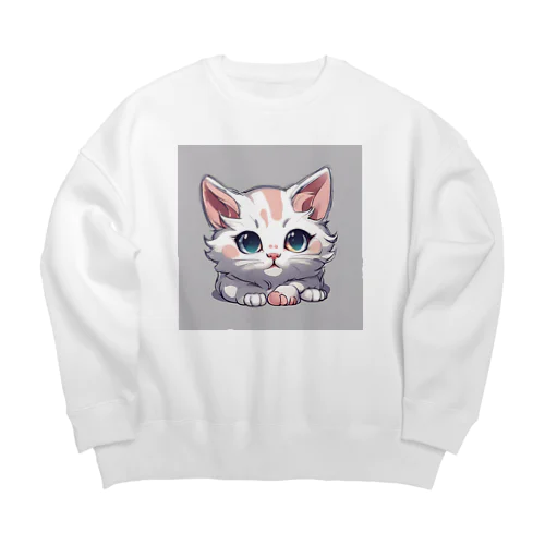 りんごちゃん Big Crew Neck Sweatshirt