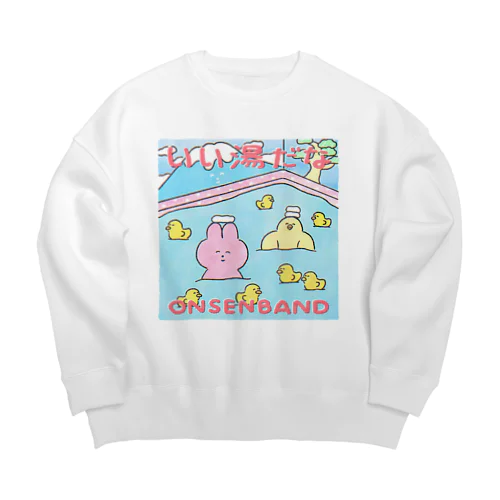 いい湯だな Big Crew Neck Sweatshirt