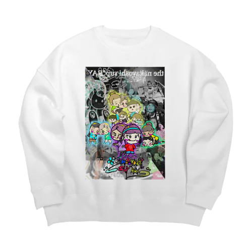 the nanayoshi sup″RAY″ Big Crew Neck Sweatshirt