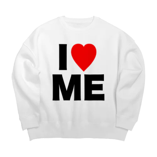 【おふざけシリーズ】I♡ME Big Crew Neck Sweatshirt