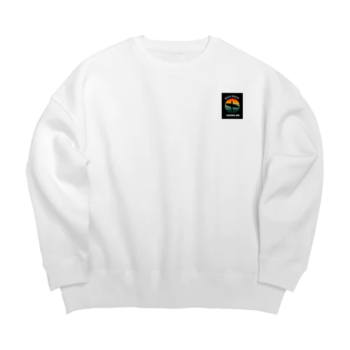 SEABREAZE KAMAKURA SURF Big Crew Neck Sweatshirt