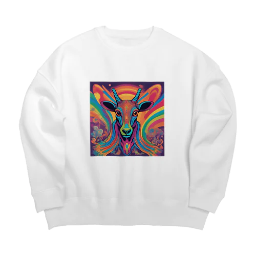 CRAZY ANIMAL’s Big Crew Neck Sweatshirt