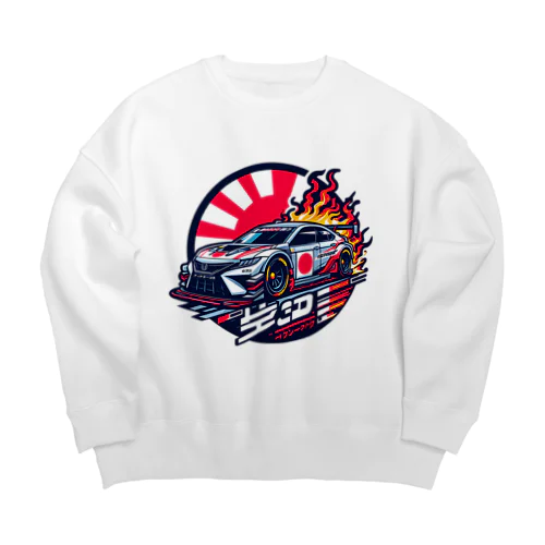 栄光のJAPAN Big Crew Neck Sweatshirt