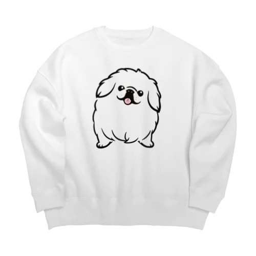 ペキニーズちゃん Big Crew Neck Sweatshirt