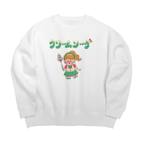 クリームソーダのまほう Big Crew Neck Sweatshirt