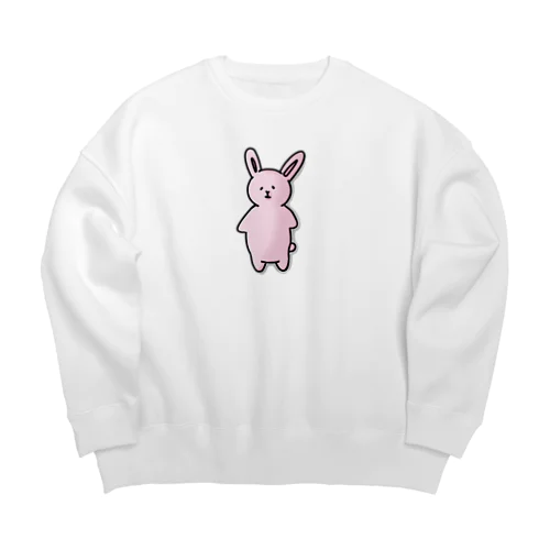 ポテっとうさぎ Big Crew Neck Sweatshirt