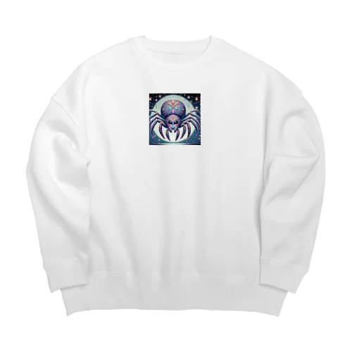 スパークル スパイダー Big Crew Neck Sweatshirt