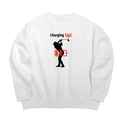 Charging Up　ゴルフ Big Crew Neck Sweatshirt