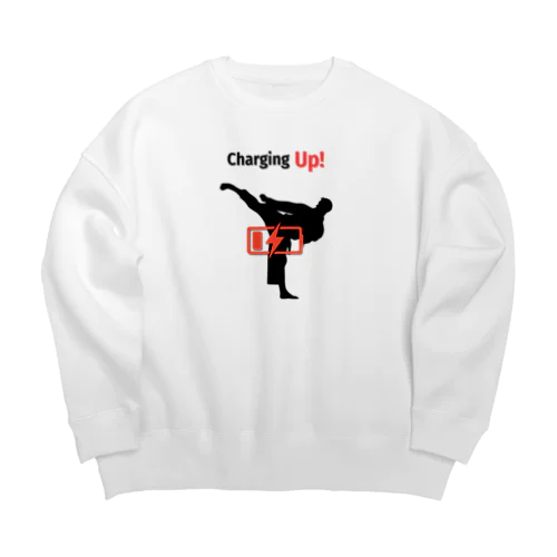 Charging Up　空手 Big Crew Neck Sweatshirt