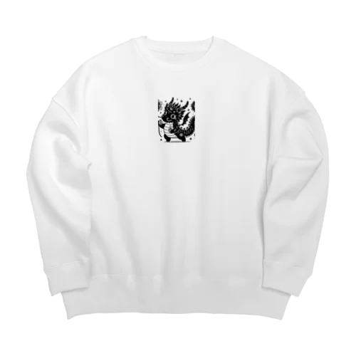 辰年の辰くん Big Crew Neck Sweatshirt