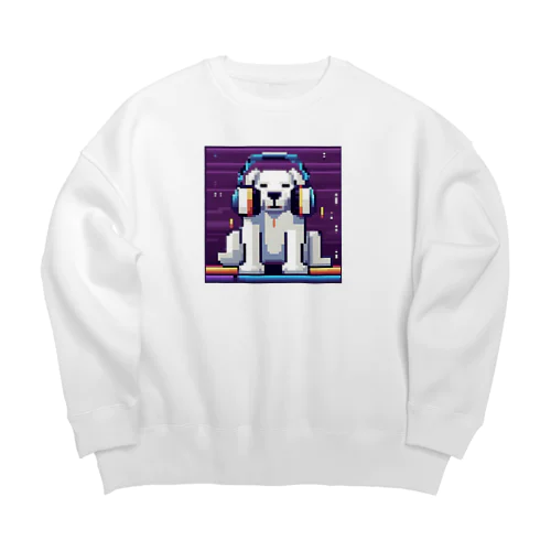 DJわんこ Big Crew Neck Sweatshirt