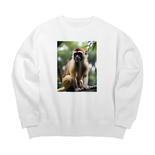 幼いサル Big Crew Neck Sweatshirt