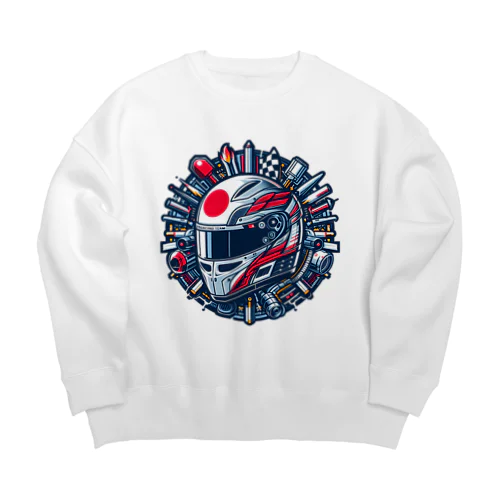 JAPANメカニック Big Crew Neck Sweatshirt