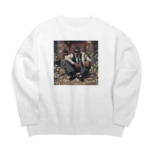 GANGSTA Big Crew Neck Sweatshirt