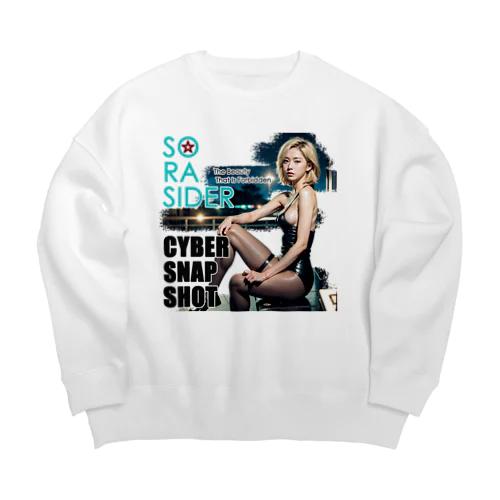 CYBER ギャル❤❤❤ Big Crew Neck Sweatshirt