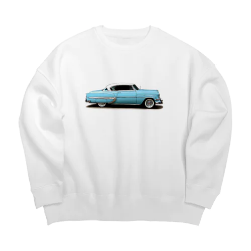 Chevrolet Bel Air　BLUE Big Crew Neck Sweatshirt