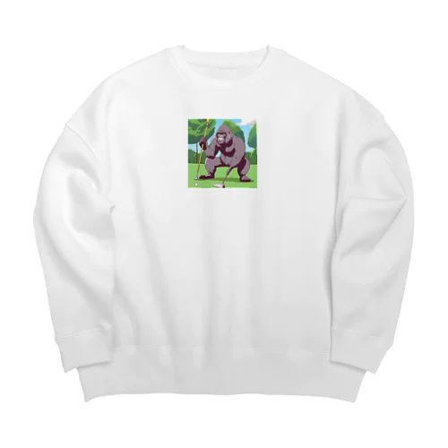 ゴルファーゴリラ Big Crew Neck Sweatshirt