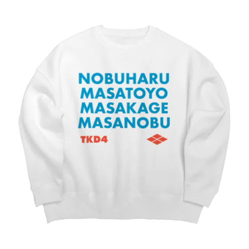 武田四天王 Big Crew Neck Sweatshirt